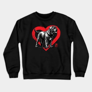 I Love My Neapolitan Mastiff - I Love my dog - Friendly dog Crewneck Sweatshirt